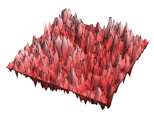 Interpolated discrete GFF on a 60x60 square grid